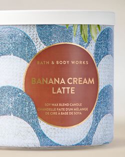 Banana Cream Latte 3-Wick Candle image number null