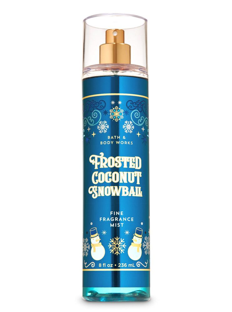 Frosted Coconut Snowball Body Spray & Mist Fine Fragrance Mist
