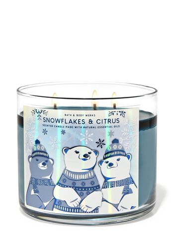 Snowflakes & Citrus 3-Wick Candle 3-Wick Candle