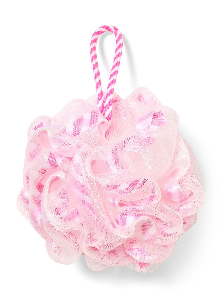 Pink Gingham Loofah Bath Sponge Loofah Bath Sponge