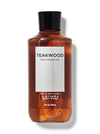 Teakwood Body Wash & Shower Gel 2-in-1 Hair + Body Wash