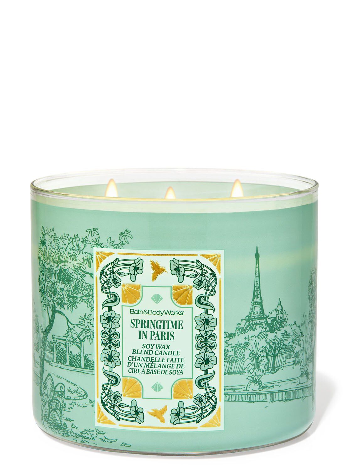 Shop Springtime In Paris 3-Wick Candle | Bath & Body Works Australia