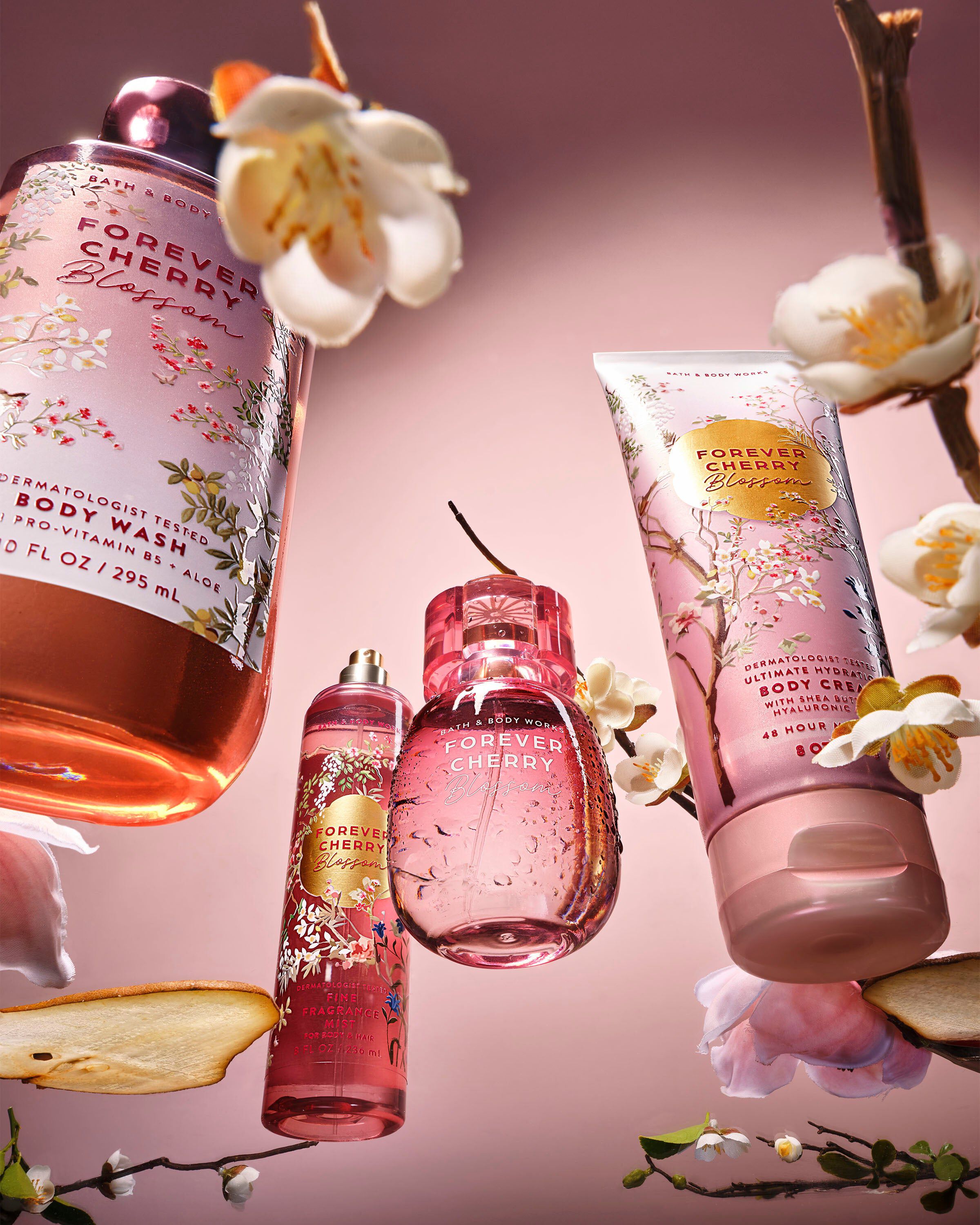 Shop Forever Cherry Blossom 3-Wick Candle | Bath & Body Works