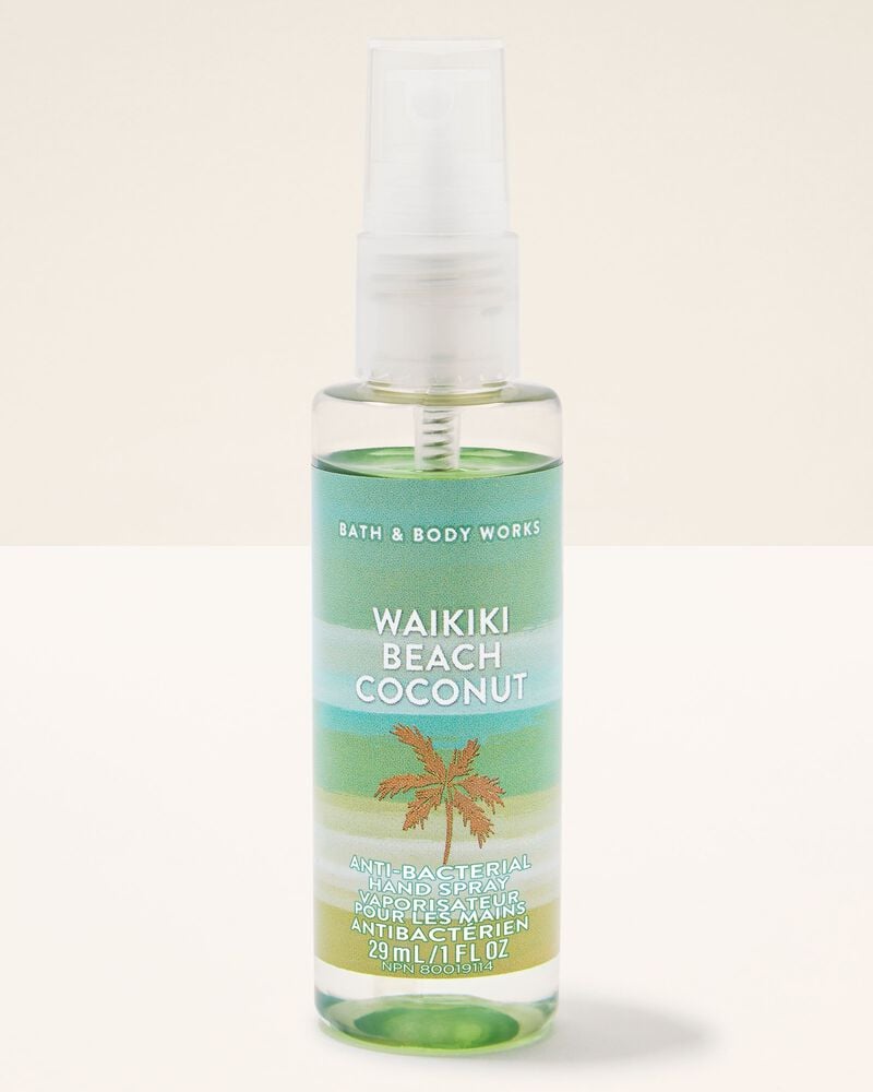 Waikiki Beach Coconut Hand Sanitizer Spray Hand Sanitizer Spray