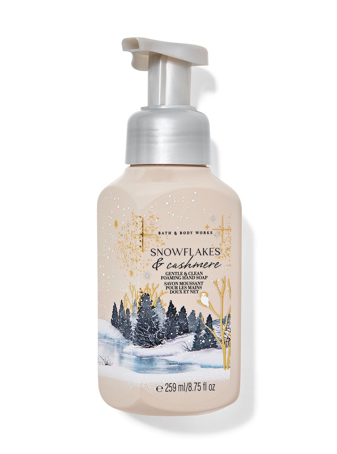 Shop Snowflakes & Cashmere Gentle & Clean Foaming Hand Soap | Bath