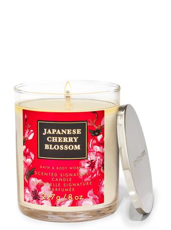 Japanese Cherry Blossom Signature Single Wick Candle Single Wick Candle