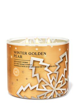 Winter Golden Pear 3-Wick Candle