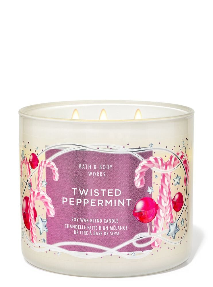 Twisted Peppermint 3-Wick Candle 3-Wick Candle