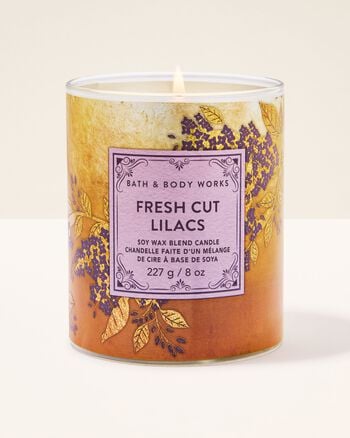 Fresh Cut Lilacs Single Wick Candle Single Wick Candle