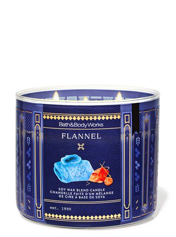 Flannel 3-Wick Candle 3-Wick Candle