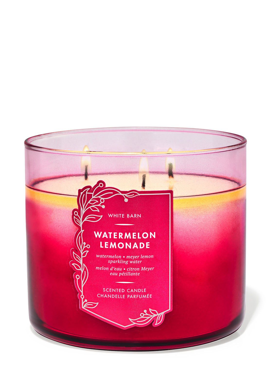 Shop Watermelon Lemonade 3-Wick Candle | Bath & Body Works Australia