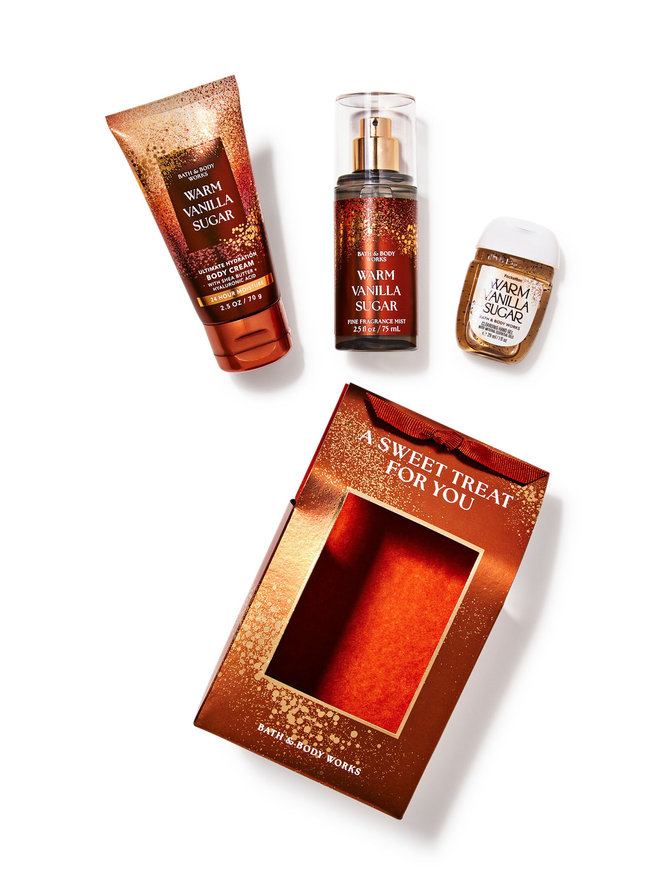 Shop Warm Vanilla Sugar Gift Set | Bath & Body Works Australia