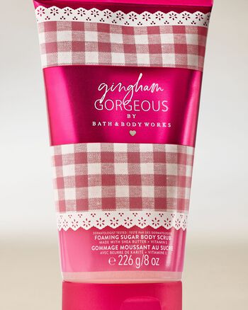 Gingham Gorgeous Foaming Sugar Body Scrub Foaming Sugar Body Scrub