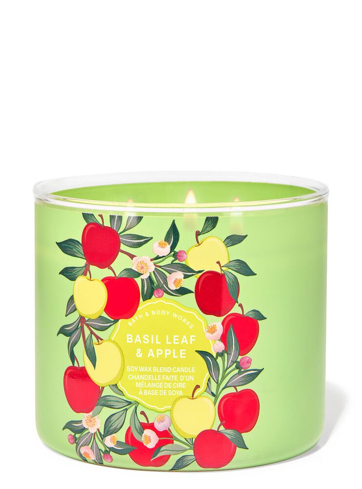 Basil Leaf & Apple 3-Wick Candle 3-Wick Candle