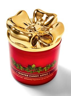 Winter Candy Apple 3-Wick Candle