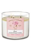 Rose Vanilla 3-Wick Candle image number null