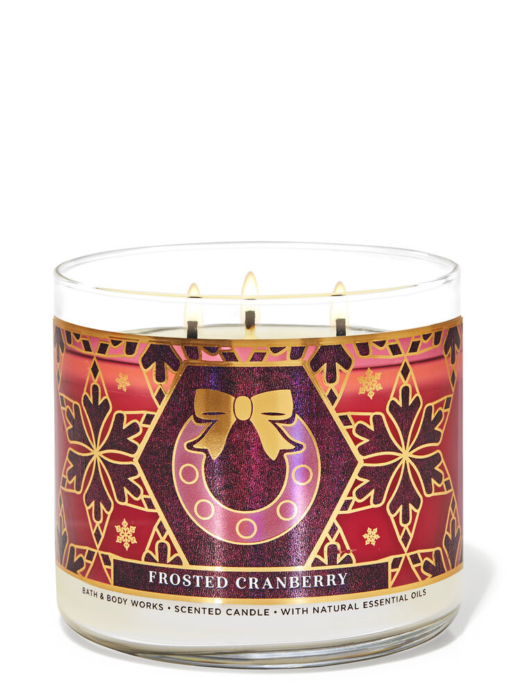 Frosted Cranberry 3-Wick Candle 3-Wick Candle