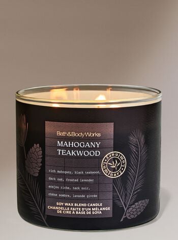 Mahogany Teakwood 3-Wick Candle 3-Wick Candle