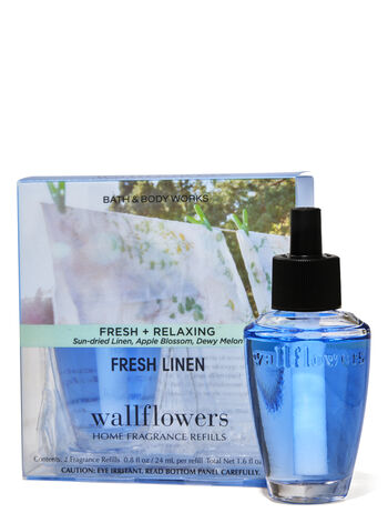 Shop Fresh Linen Wallflowers Fragrance Refills, 2-Pack AU Bath