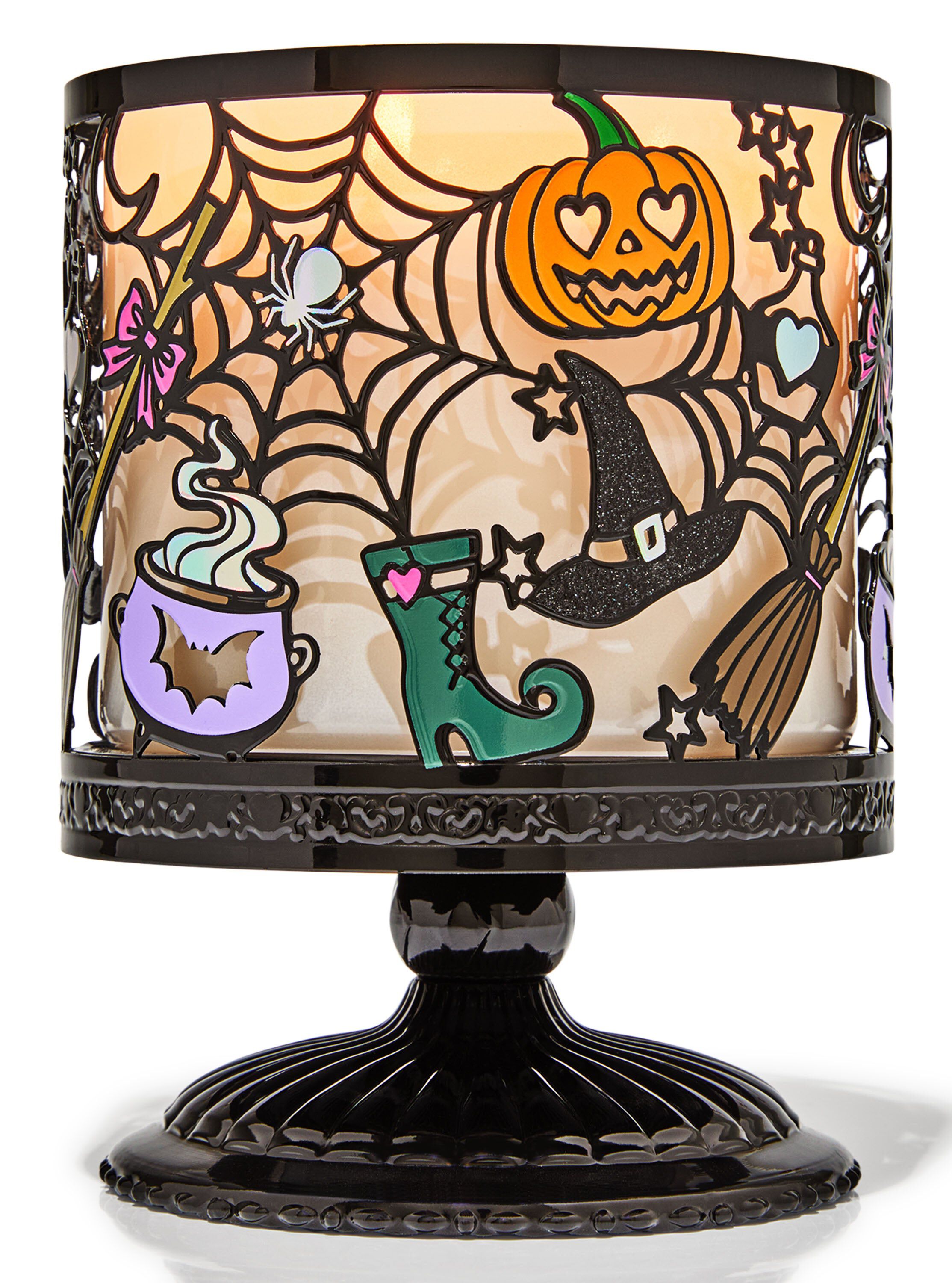 Bath and Body Works キャンドル ハロウィン Shop Witch's Halloween 3-Wick Candle Holder 3-Wick Candle Holder