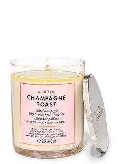 Champagne Toast Single Wick Candle