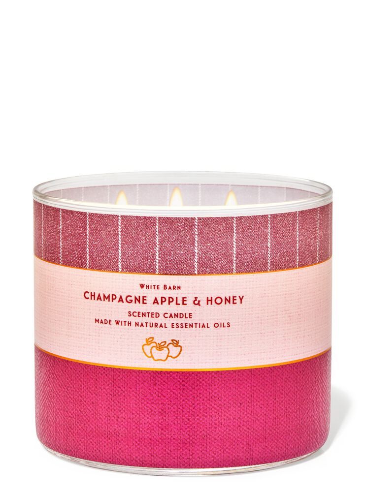 Champagne Apple & Honey 3-Wick Candle 3-Wick Candle