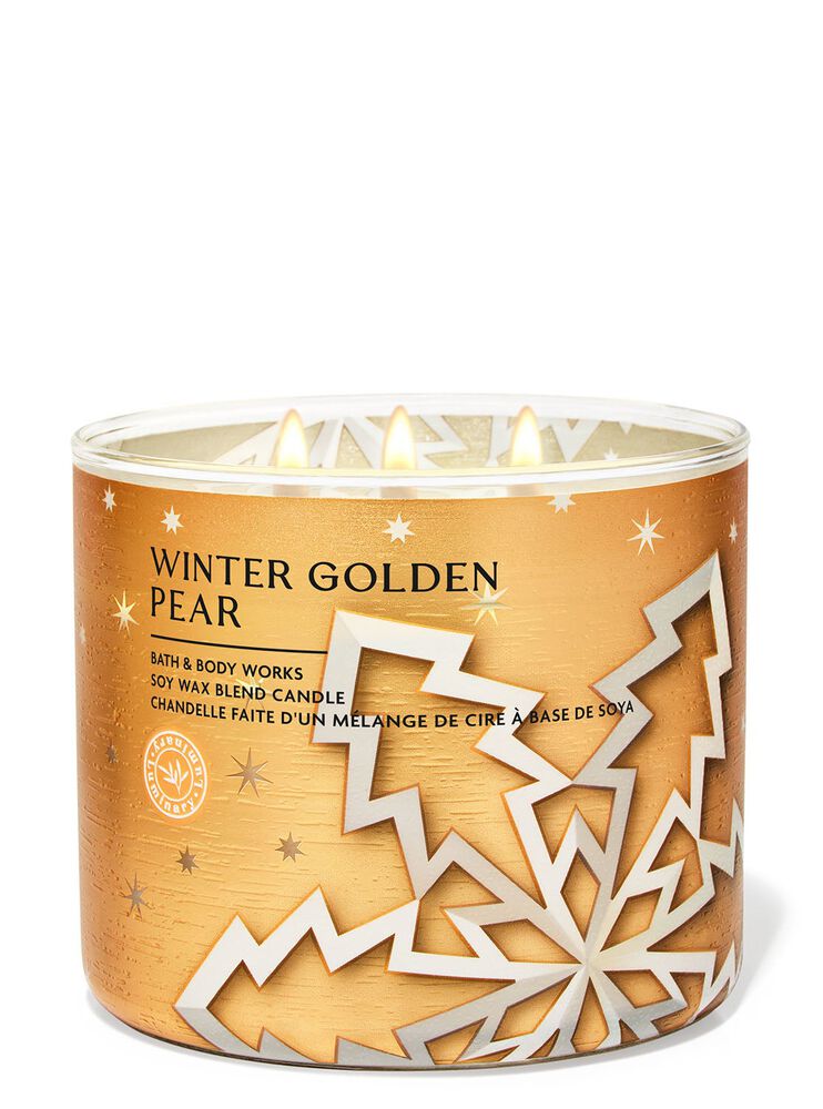 Winter Golden Pear 3-Wick Candle 3-Wick Candle
