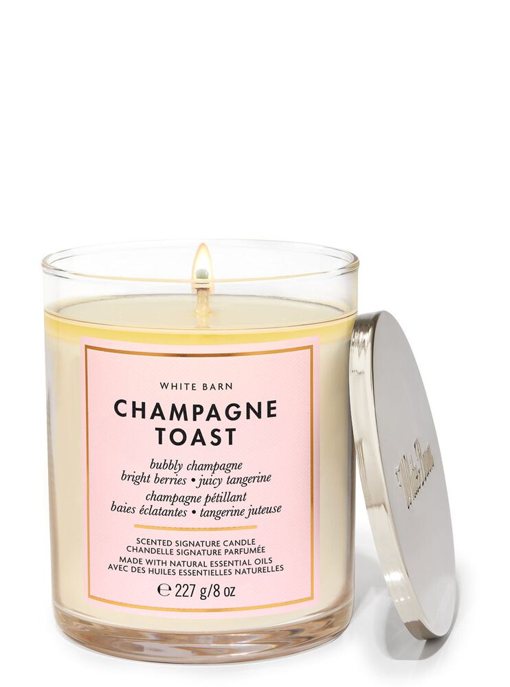 Champagne Toast Single Wick Candle Single Wick Candle