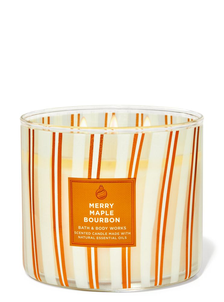 Merry Maple Bourbon 3-Wick Candle 3-Wick Candle