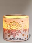 Snowy Peach Berry 3-Wick Candle image number null