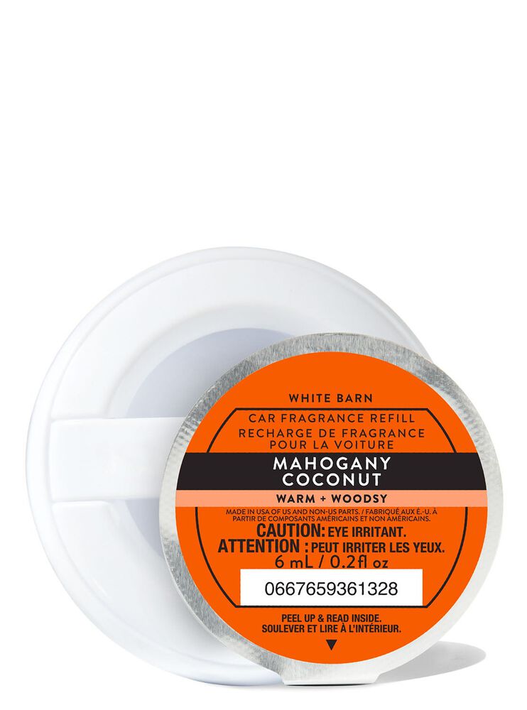 Mahogany Coconut Car Fragrance Refill Car Fragrance Refill