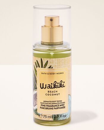 Waikiki Beach Coconut Travel Size Fine Fragrance Mist Travel Size Fine Fragrance Mist
