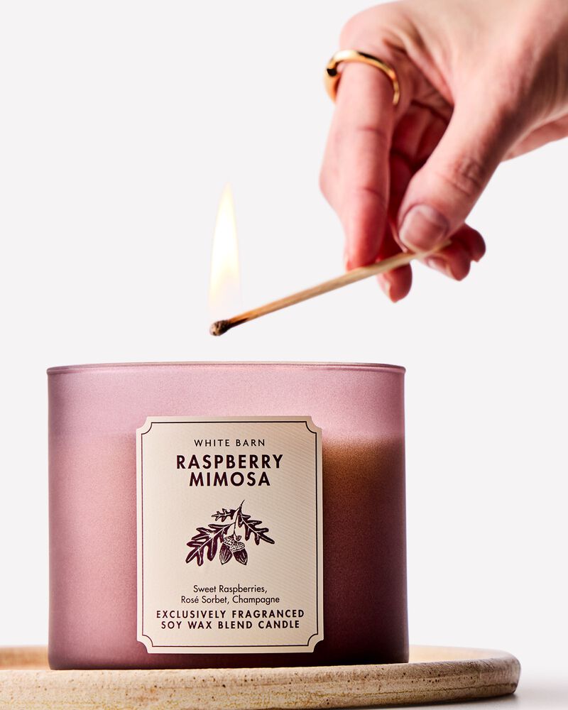 Raspberry Mimosa 3-Wick Candle 3-Wick Candle