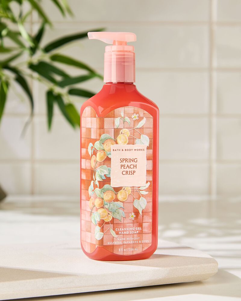 Spring Peach Crisp Cleansing Gel Hand Soap Cleansing Gel Hand Soap