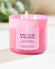 Pink Lilac & Vanilla 3-Wick Candle image number null