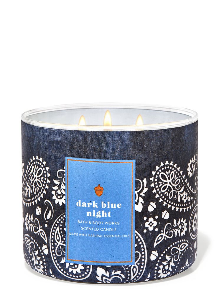 Dark Blue Night 3-Wick Candle 3-Wick Candle