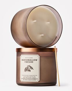 Marshmallow Fireside 3-Wick Candle image number null