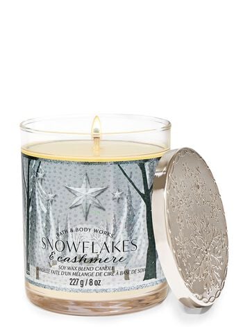 Snowflakes & Cashmere Single Wick Candle Single Wick Candle