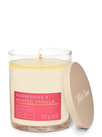 Raspberries & Whipped Vanilla Single Wick Candle Single Wick Candle