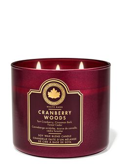 Cranberry Woods 3-Wick Candle Cranberry Woods 3-Wick Candle