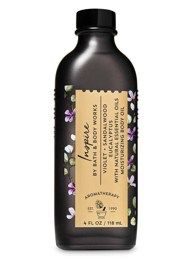 Violet Sandalwood Eucalyptus Body Oil Moisturizing Body Oil