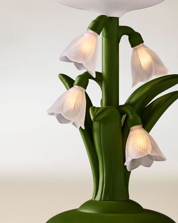 Snowdrop Dream Light-Up Pedestal Candle Holder Candle Holder