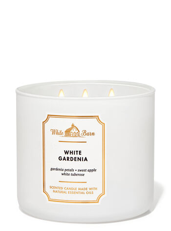 White Gardenia 3-Wick Candle 3-Wick Candle