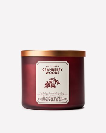 Cranberry Woods 3-Wick Candle 3-Wick Candle