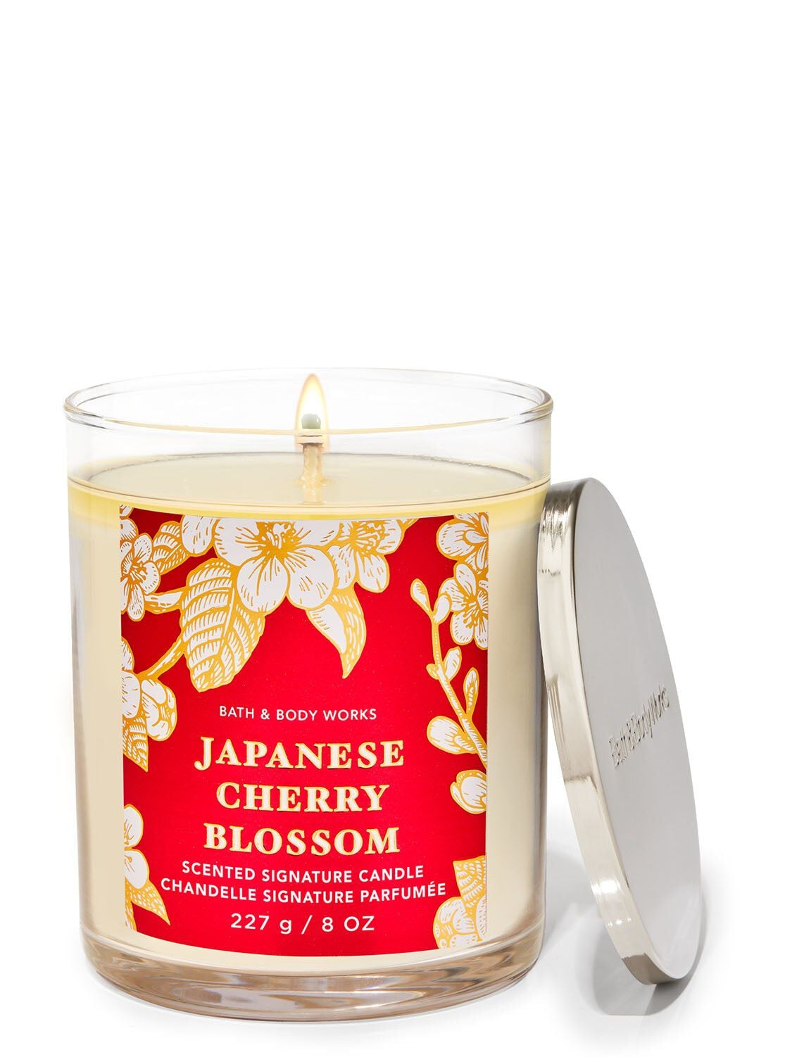 Shop Japanese Cherry Blossom Single Wick Candle | Bath & Body