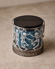 Glow-in-the-Dark Dancing Skeleton 3-Wick Candle Holder image number null
