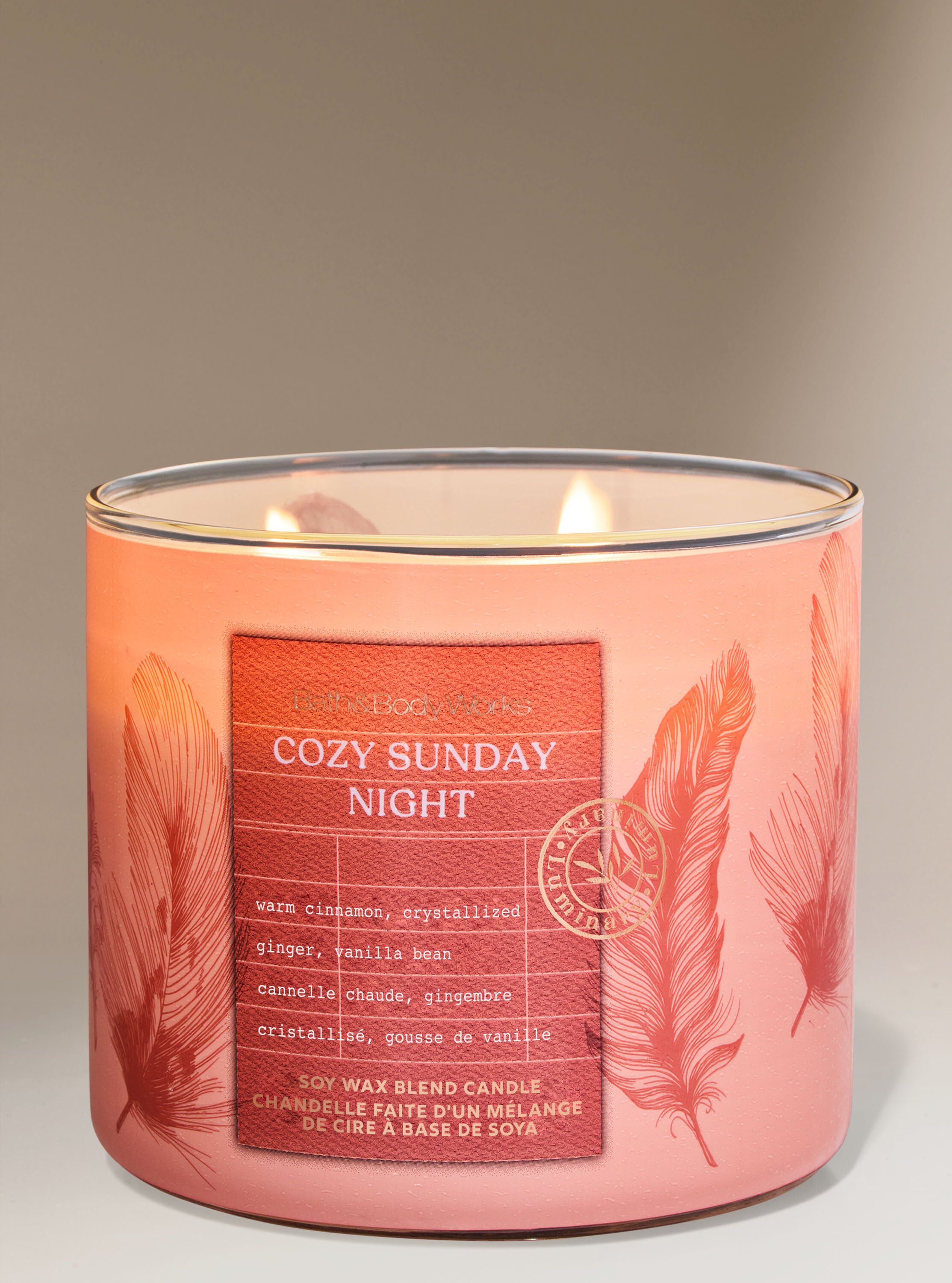 Shop Cozy Sunday Night 3-Wick Candle | Bath & Body Works Australia