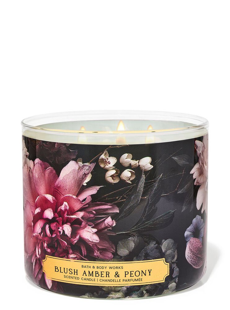Blush Amber & Peony 3-Wick Candle 3-Wick Candle