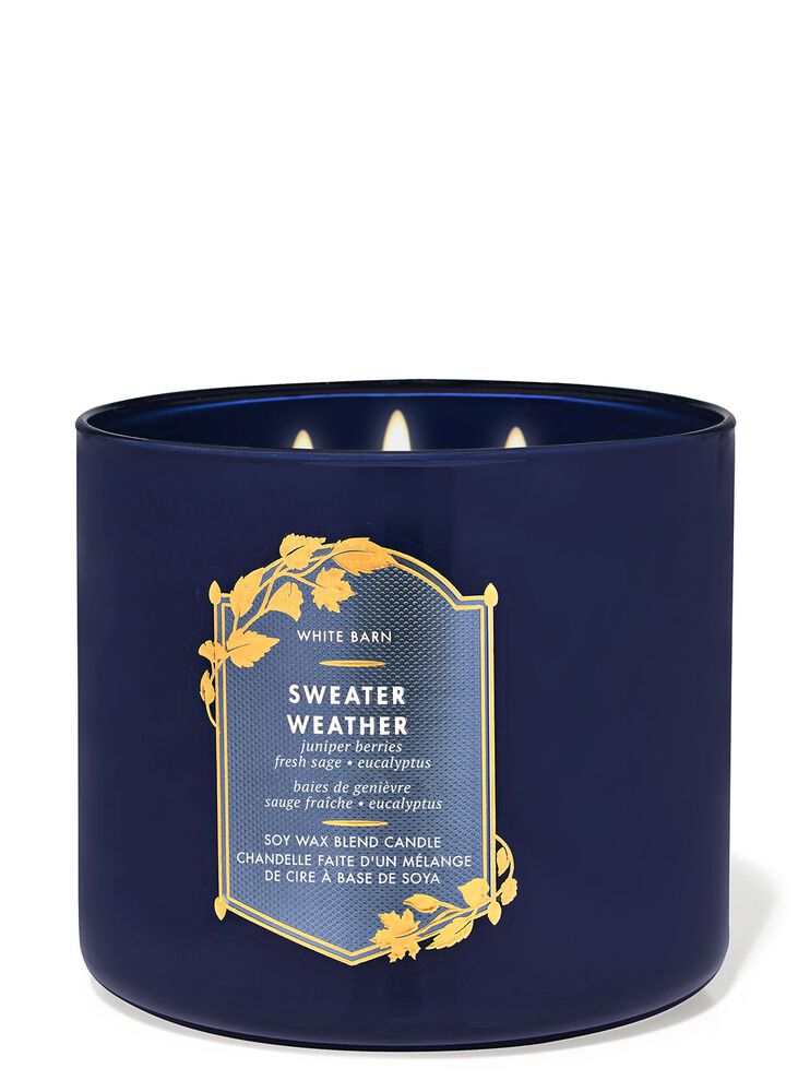Shop Sweater Weather 3-Wick Candle AU Bath Body Works