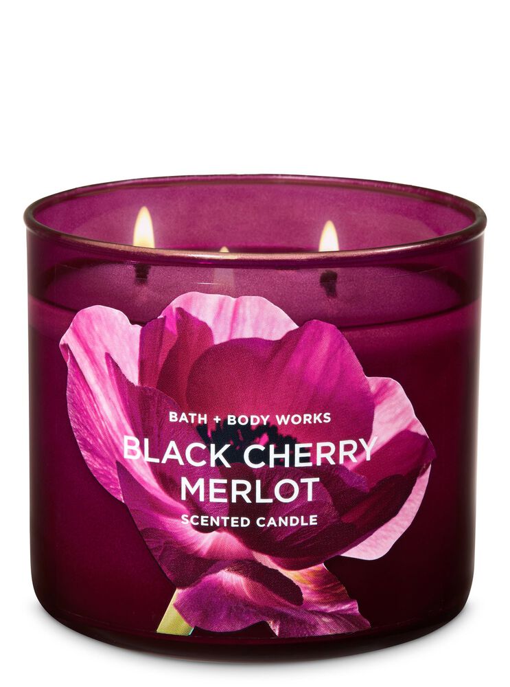 BLACK CHERRY MERLOT 3-Wick Candle 3-Wick Candle
